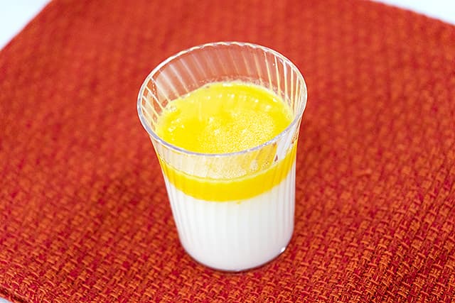 2層の杏仁豆腐18